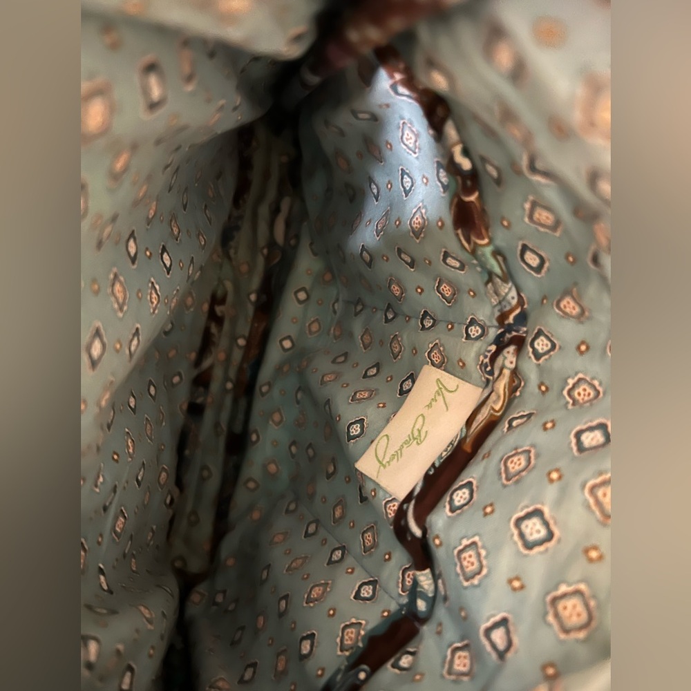 Vera Bradley crossbody bag in the retired "Java Blue" pattern - Picture 4 of 5